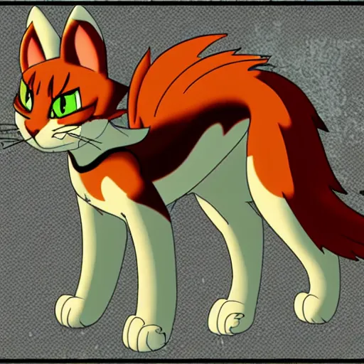 Image similar to firerstar from warrior cats