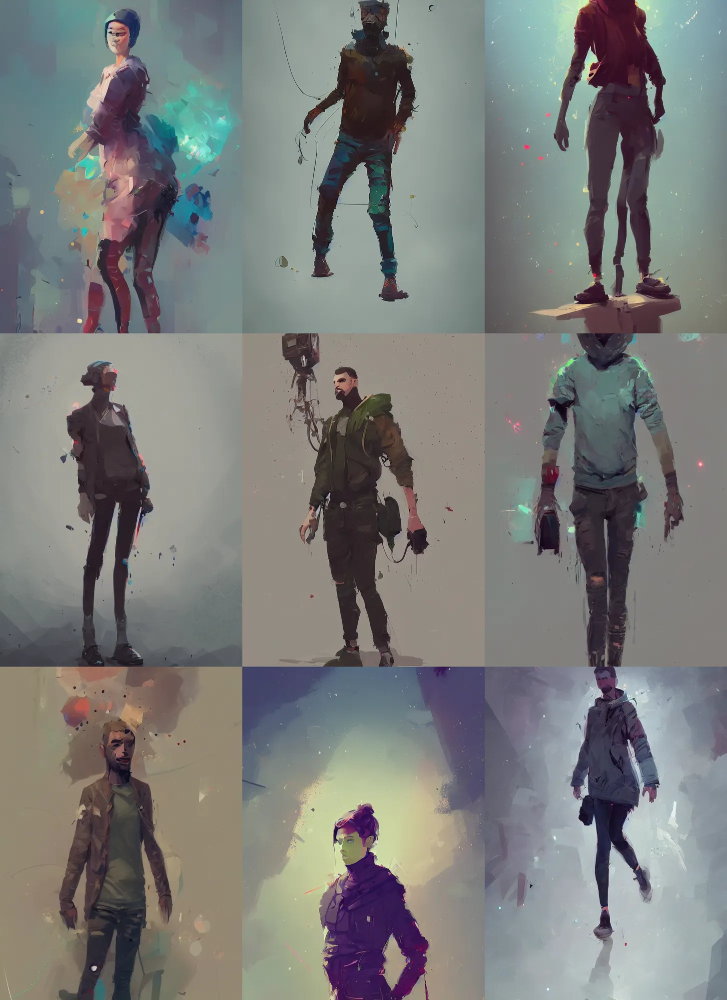 Prompt: a beautiful digital painting art of a full body portrait of a random character, artwork by ismail inceoglu, trending on artstation