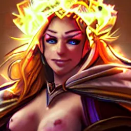 Image similar to hearthstone official professional art. a sorceress, wearing a robe casting a fire ball. insanely coherent physical body parts ( face, arms, legs, hair, eyes, pupil, eye white ). full body realistic, sharp focus, 8 k high definition, insanely detailed, intricate, elegant, smooth, sharp focus, illustration, artstation