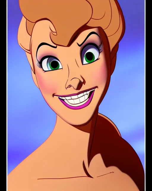 Image similar to adult woman character portrait, by don bluth, highly detailed, dynamic shadows, 4 k, wallpaper - 1 0 2 4