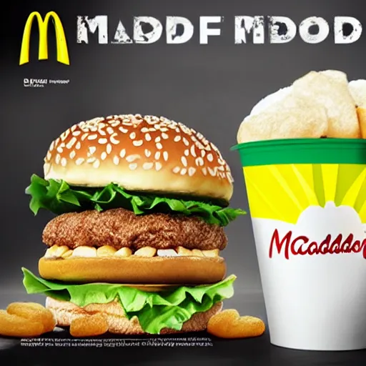 Image similar to an ad from macdonalds of a cloud burger