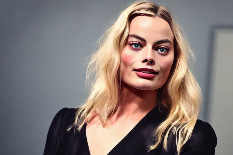 Prompt: margot robbie in garry's mod