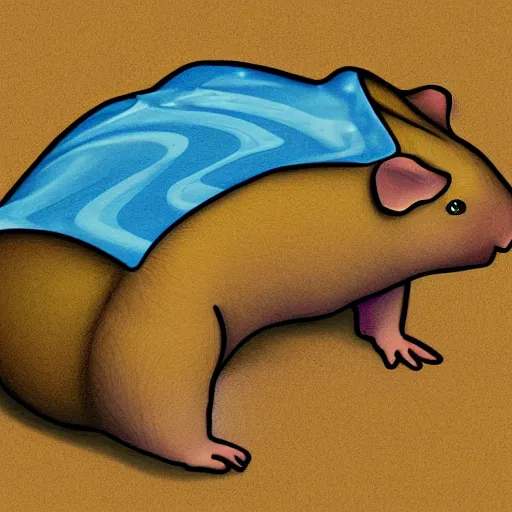 Prompt: a fat sand mouse conducting a physics research, colorful digital art, highly detailed, photorealistic art, award winning,