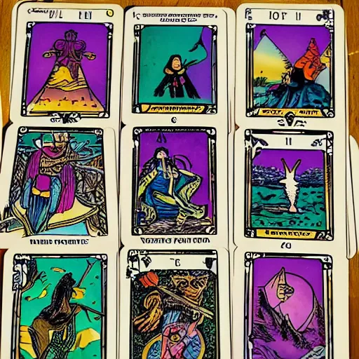 Image similar to alternative deck of rider waite tarot cards