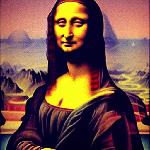 Prompt: beksinski, zdzisław - mona lisa in the style of zdzisław beksinski by zdzislaw beksinski