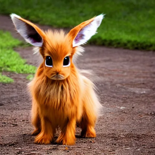 Image similar to national geographic professional photo of eevee, award winning