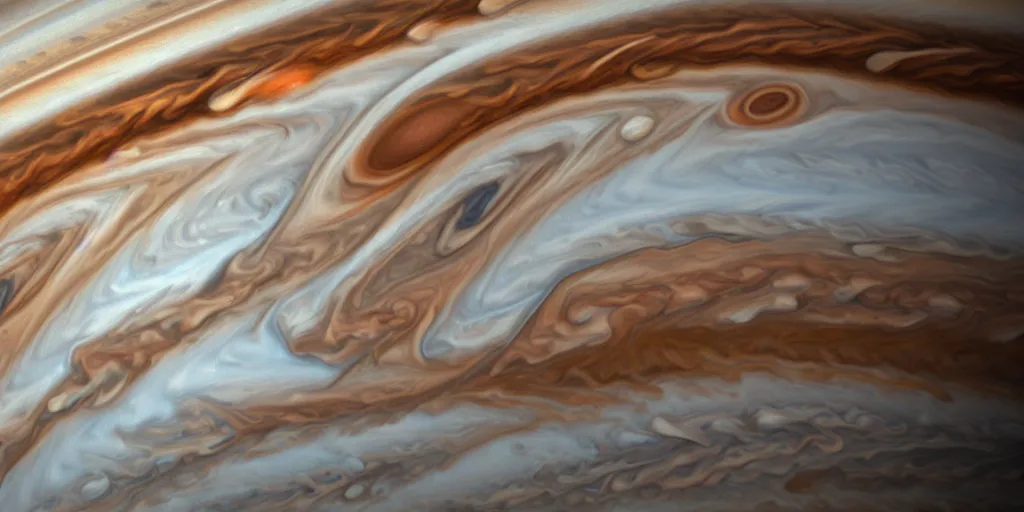 Image similar to Jupiter render, super realistic