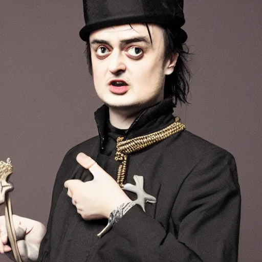 Image similar to pete doherty as king richard iii