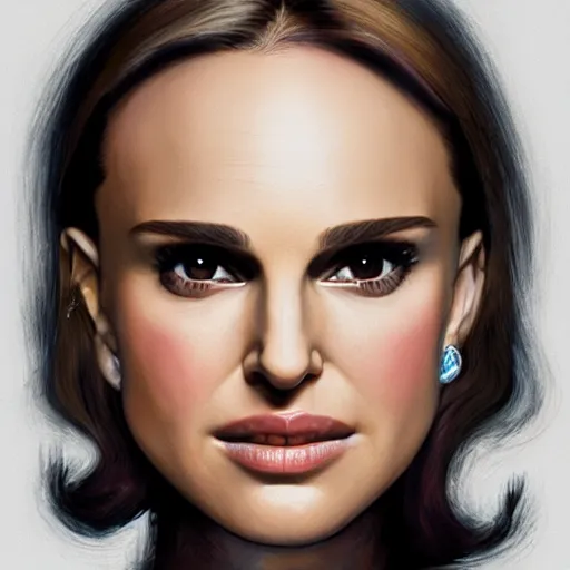 Image similar to natalie portman by loish