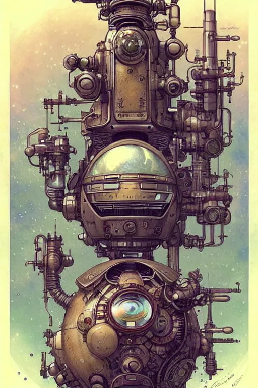 Prompt: design only! ( ( ( ( ( 2 0 5 0 s retro future art steampunk designs borders lines decorations space machine. muted colors. ) ) ) ) ) by jean - baptiste monge!!!!!!!!!!!!!!!!!!!!!!!!!!!!!!