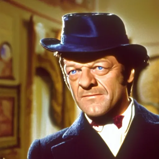 Image similar to Sean Bean as Bert in Mary Poppins, movie still, photograph