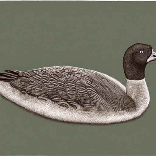 Image similar to - biological drawing of canada goose