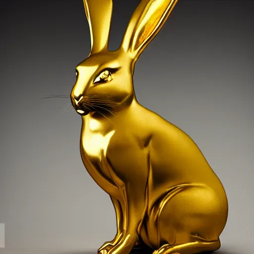 Image similar to the golden hare, by christopher kit williams dramatic lighting, smooth, sharp focus, extremely detailed