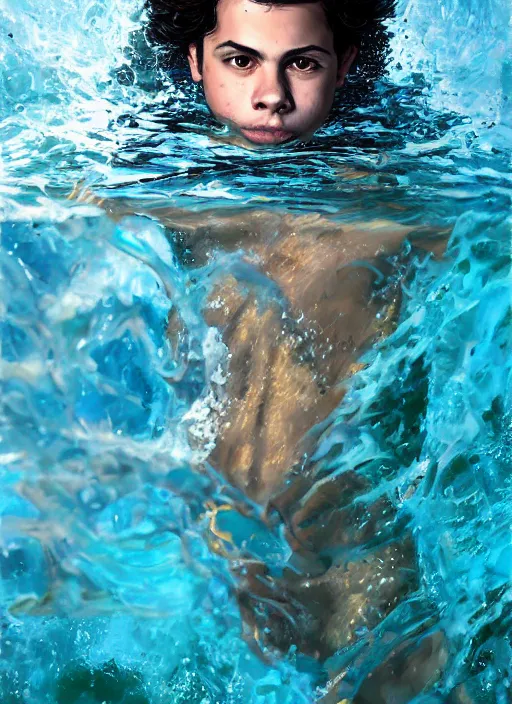 Prompt: a full head photoshot, detailed photograph of skinny young jake t. austin holding his breath underwater, elegant, photorealism ultradetailed digital art, irina french, heraldo ortega, mandy jurgens, golden ratio, art canvas, award winning, masterpiece trending on artstation 8 k 1 5 0 mpx, hasselblade wide shot