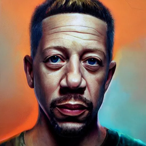 Image similar to hyperrealistic mixed media high resolution painting of Benjamin Hammond Haggerty Macklemore ((Morgan Freeman)), stunning 3d render inspired art by István Sándorfi and Greg Rutkowski and Unreal Engine, perfect facial symmetry, dim volumetric lighting, 8k octane beautifully detailed render, full body shot, post-processing, extremely hyper-detailed, intricate, epic composition, highly detailed attributes, highly detailed atmosphere, cinematic lighting, masterpiece, trending on artstation, very very detailed, masterpiece, stunning, flawless completion, lifelike texture, perfection,