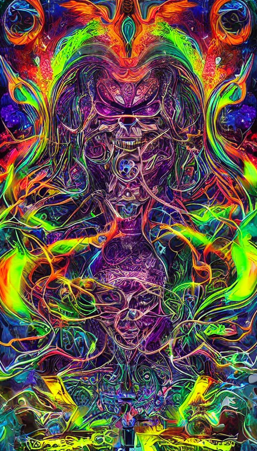Image similar to psytrance artwork, by fortiche studio