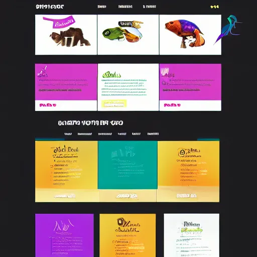 Image similar to petshop ecommerce website sketch, menu bar on top and on the left side, mate colours