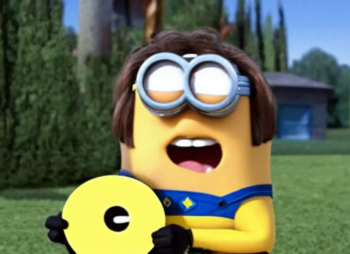 Prompt: Happy Gilmore as a minion