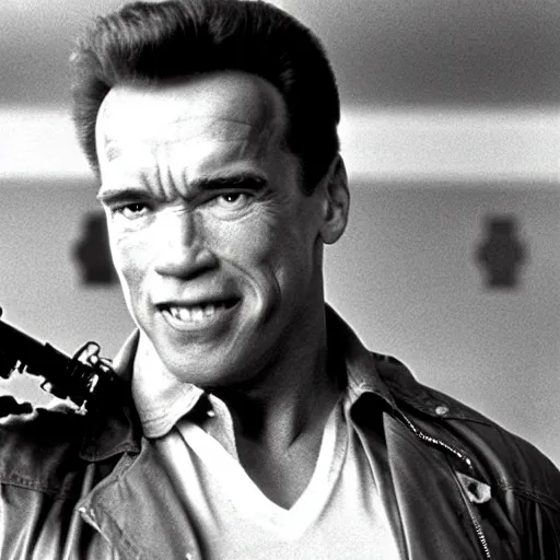 Prompt: arnold schwarzenegger in ghostbusters