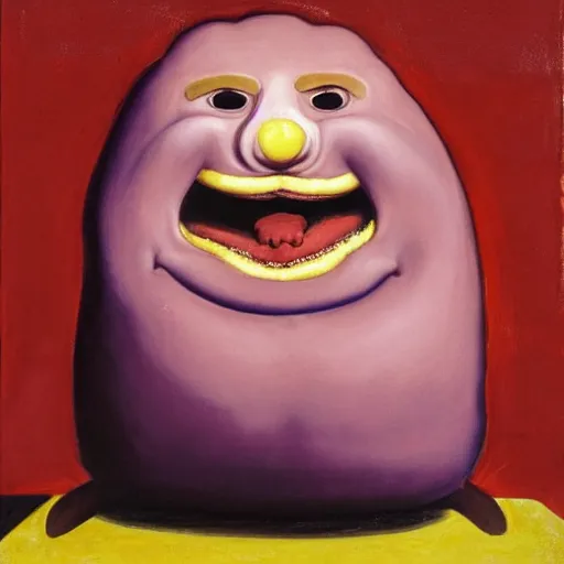 Prompt: a painting of the Kool-Aid Man mascot by Agnolo Bronzino