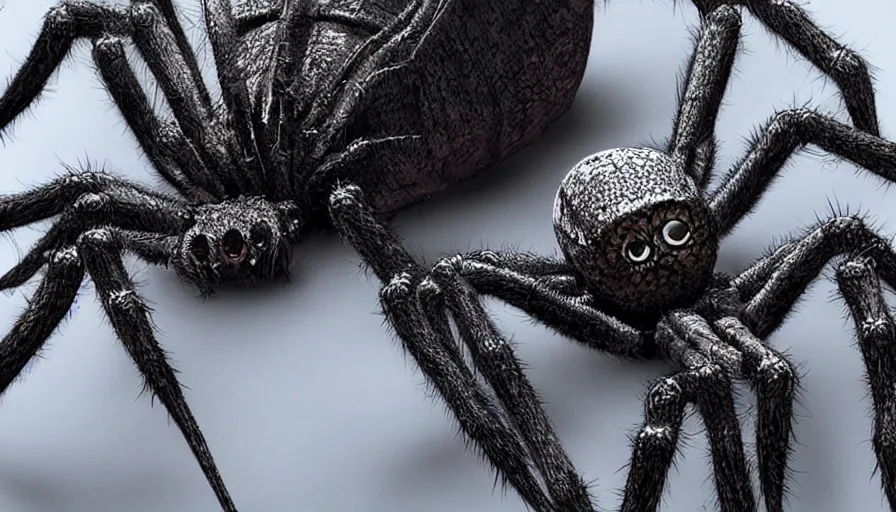 Prompt: big budget horror movie about genetically engineered super spider