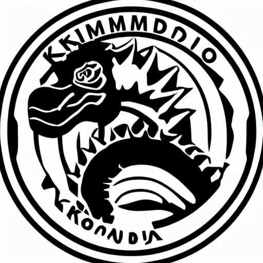 Prompt: logo for a company called komodo, graphic design, vector, illustrator