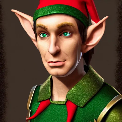 Image similar to a portrait of ranstar as an elf