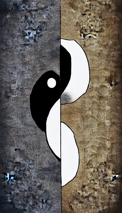 Image similar to Abstract representation of ying Yang concept, from Kenshin