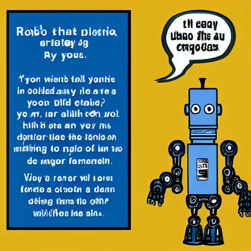 Image similar to robot policy drawn by a 5 year old