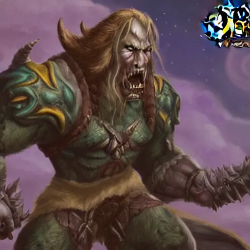 Prompt: Bob Odenkirk as a World of warcraft character, in world of warcraft