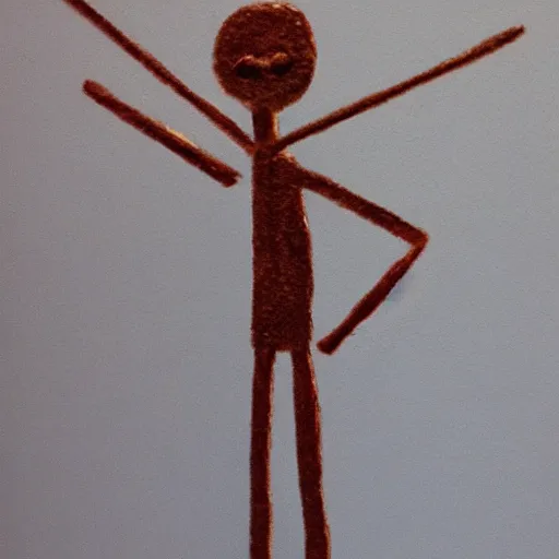 Image similar to a realistic stickman