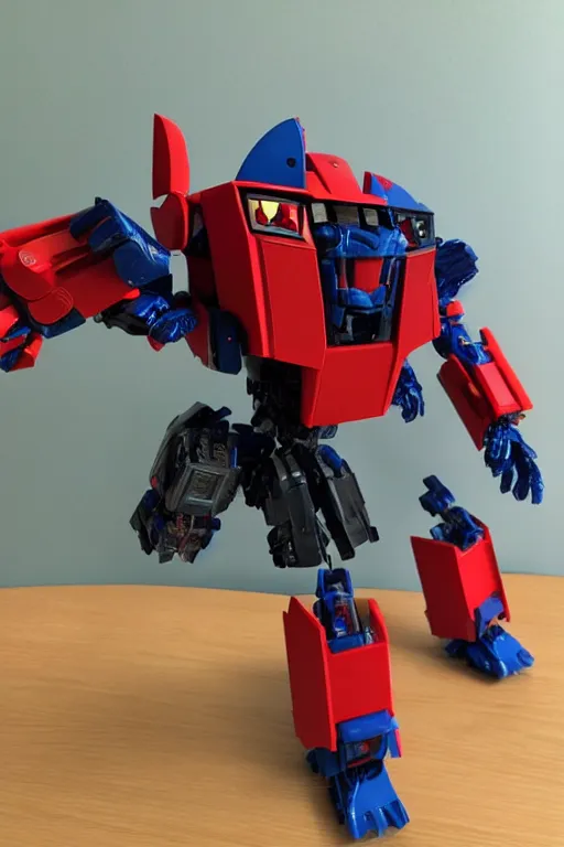 Image similar to a transformer toy