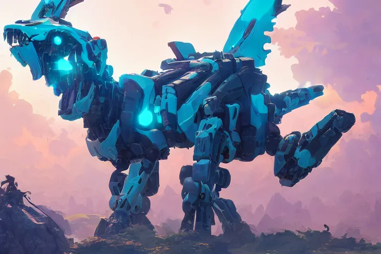 Prompt: sunwing machine mecha animal beast robot of horizon forbidden west horizon zero dawn bioluminiscence, behance hd by jesper ejsing, by rhads, makoto shinkai and lois van baarle, ilya kuvshinov, rossdraws global illumination