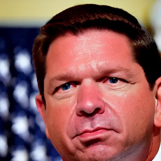 Image similar to Ron DeSantis as satan