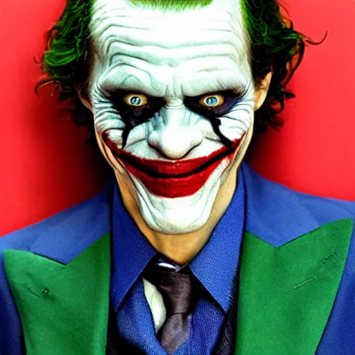 Image similar to William Dafoe as The Joker