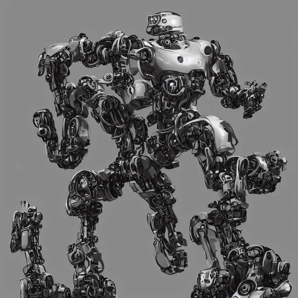 Image similar to a robot, by bjorkman, trending on artstation.