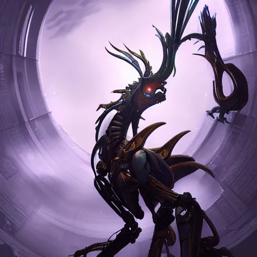 Image similar to highly detailed exquisite warframe fanart, looking up at a 500 foot tall giant elegant beautiful saryn prime female warframe, as an anthropomorphic robot female dragon, posing elegantly over your tiny form, looking down at you, proportionally accurate, anatomically correct, sharp claws, , detailed legs looming over you, two arms, two legs, camera close to the legs and feet, camera looking up, giantess shot, upward shot, ground view shot, leg and hip shot, front shot, epic cinematic shot, high quality, captura, realistic, professional digital art, high end digital art, furry art, giantess art, anthro art, DeviantArt, artstation, Furaffinity, 3D, 8k HD render, epic lighting