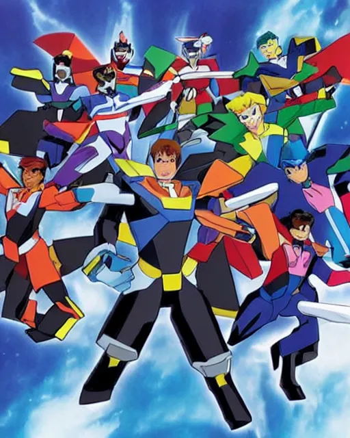 Prompt: live action voltron force