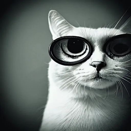 Prompt: “an award winning analog photo of a cat wearing a monocle. Symmetric little cat nose”