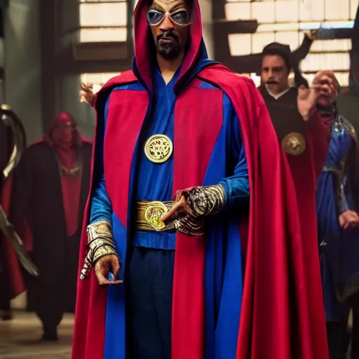 Image similar to snoop dogg as doctor strange, marvel cinematic universe, 2 k photo