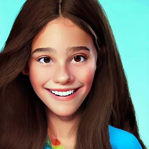 Image similar to olivia rodrigo as a disney character