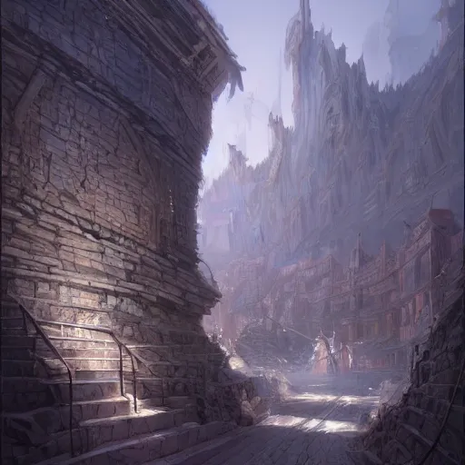 Prompt: a ultradetailed beautiful concept art a view of the oppressive walls of the labyrinth of the unconscious extend in infinite paths, dramatic lighting, dynamic lighting, cinematic lighting, ultrawide angle, polarizer filter, concept art, high resolution 4 k, by krenz cushart and ilya kuvshinov and artgerm, featured on artstation