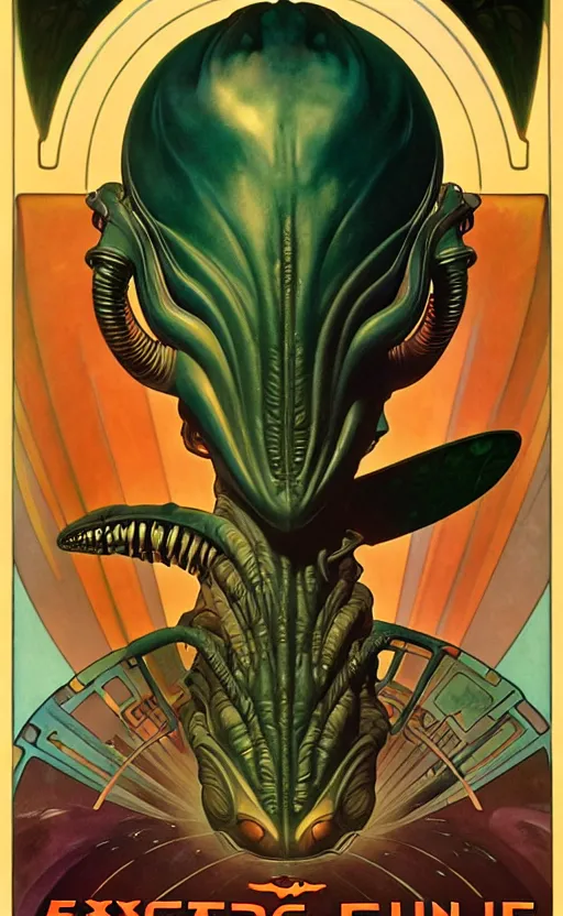 Image similar to exquisite imaginative alien creature poster art, movie art, by lucusfilm, weta studio, alphonso mucha, james jean, frank frazetta, 8 k, denoised