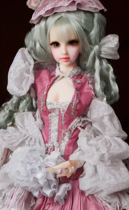 Image similar to dollfie in baroque dress