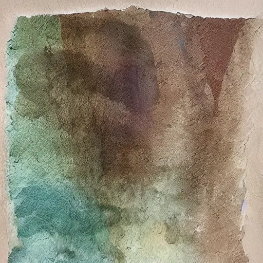 Prompt: an abstract composition in earth colours, made in wrinkled paper,