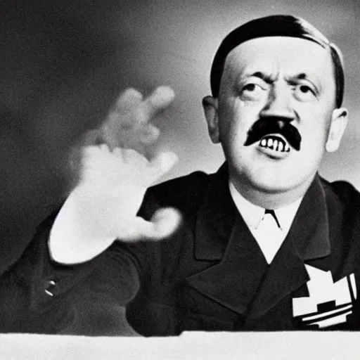 Image similar to hitler's stand up special on netflix, anotomically correct, highly detailed