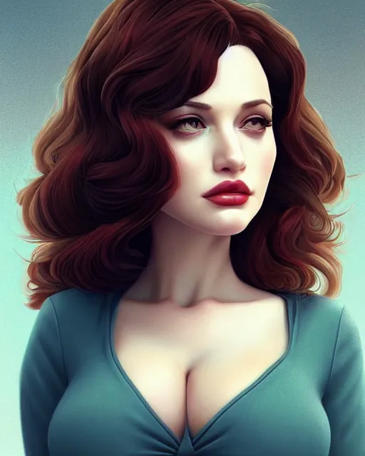 Prompt: a beautiful gina gershon christina hendricks kat dennings dolly parton instagram model, cascading hair, by wlop and ilya kuvshinov and artgerm, symmetrical eyes, aesthetic, gorgeous, stunning, alluring, attractive, artstation, deviantart, pinterest, digital art