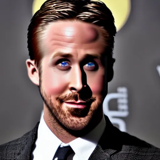 Image similar to ryan gosling minion, 4 k