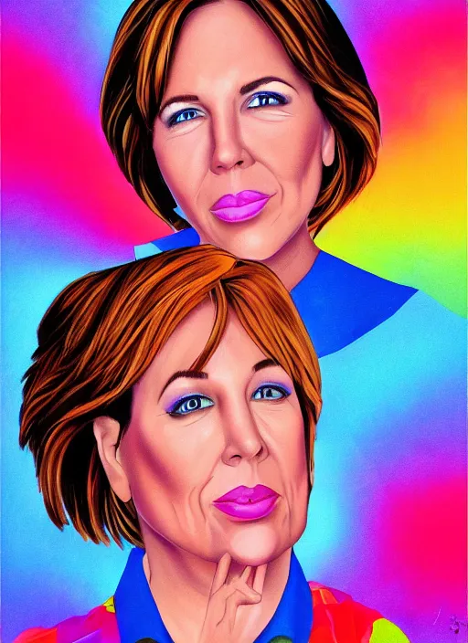 Image similar to photograph ultra realistic portrait of discheveled alex jones by lisa frank