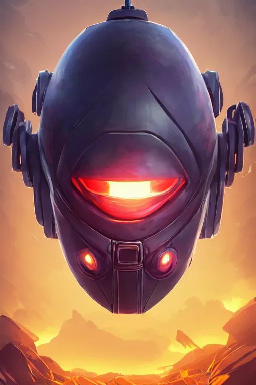 Image similar to epic mask helmet robot ninja portrait stylized as fornite style game design fanart by concept artist gervasio canda, behance hd by jesper ejsing, by rhads, makoto shinkai and lois van baarle, ilya kuvshinov, rossdraws global illumination radiating a glowing aura global illumination ray tracing hdr render in unreal engine 5